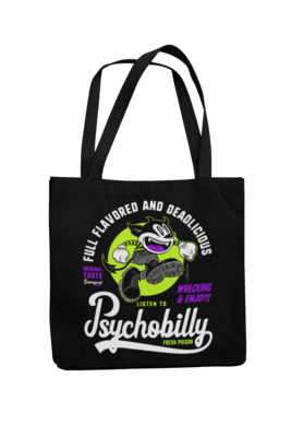 Cotton Bag Psycho kid Psychobilly design by NANO BARBERO