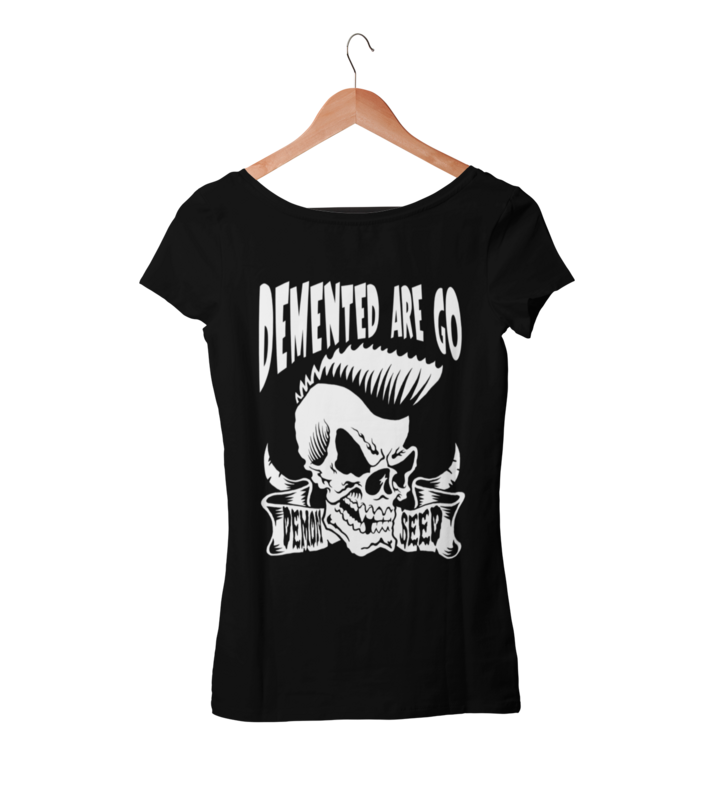 DEMENTED ARE GO &quot;Demon Seed&quot; tshirt for WOMEN