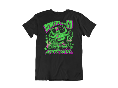 DEMENTED ARE GO &quot;Destruction boy&quot; tshirt for MEN