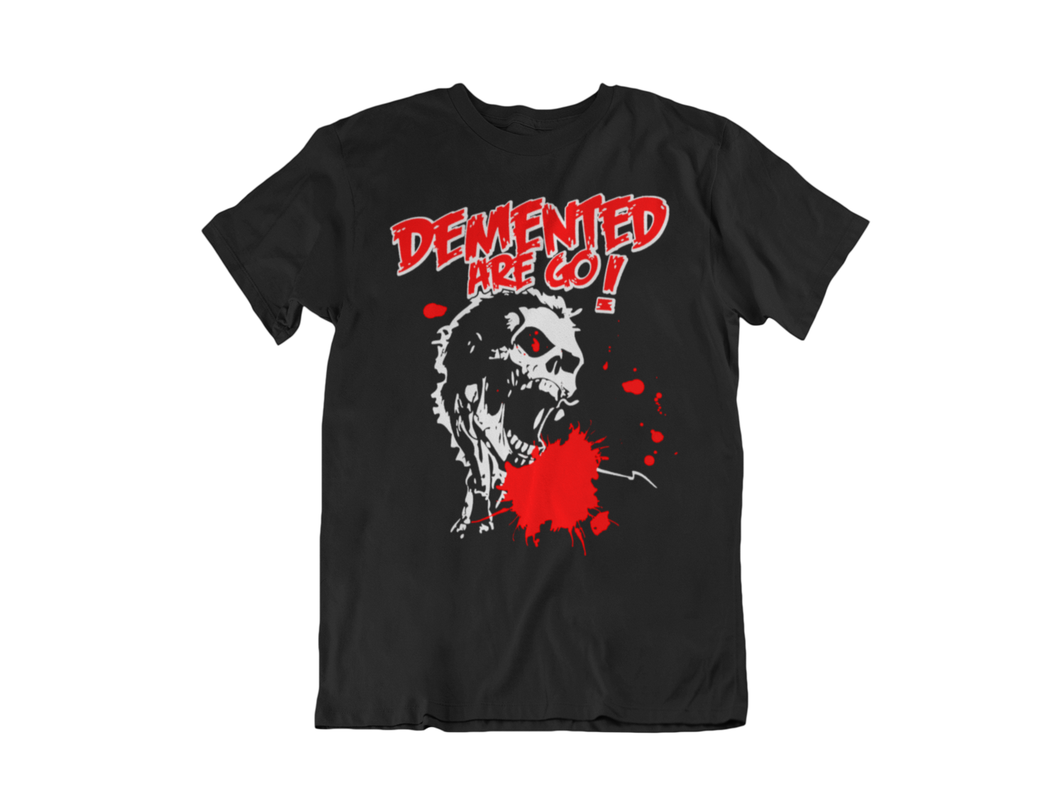 DEMENTED ARE GO &quot;Splatter Demon&quot; tshirt for MEN