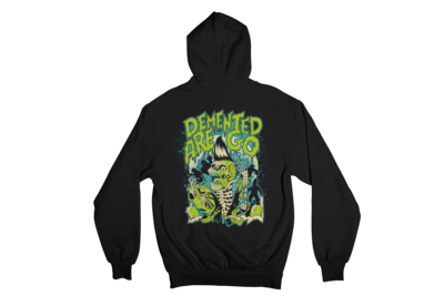 DEMENTED ARE GO &quot;PSYCHO SKULL&quot; HOODIE ZIP for MEN