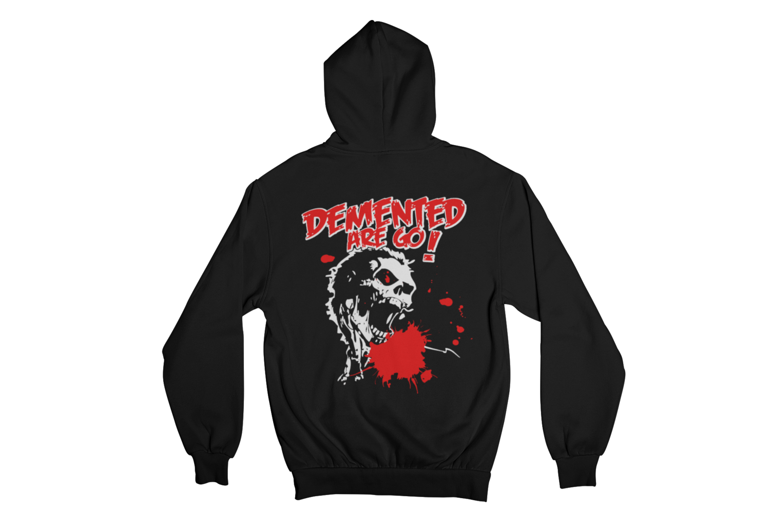 DEMENTED ARE GO &quot;SPLATTER DEMON&quot; HOODIE ZIP for WOMAN