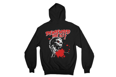 DEMENTED ARE GO &quot;SPLATTER DEMON&quot; HOODIE ZIP for MEN