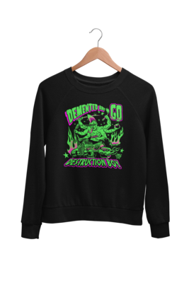 DEMENTED ARE GO &quot;Destruction Boy&quot; SWEATSHIRT