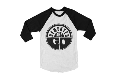 DEMENTED ARE GO &quot;Logo&quot; BASEBALL LONG SLEEVE UNISEX