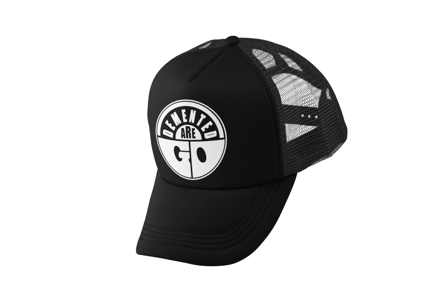DEMENTED ARE GO &quot;Logo&quot; TRUCKER CAP