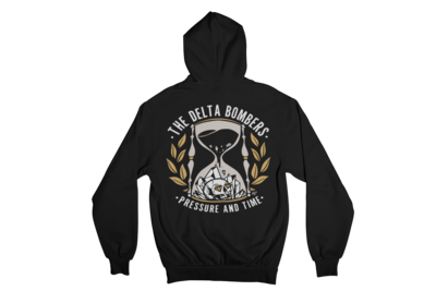 THE DELTA BOMBERS &quot;PRESSURE AND TIME&quot; HOODIE ZIP for WOMEN