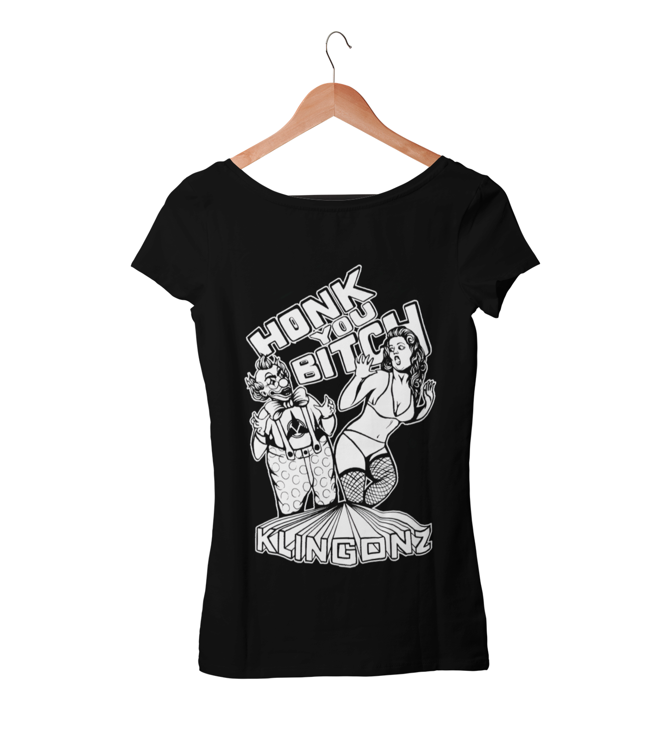 KLINGONZ &quot;Honk you bitch&quot; tshirt for WOMEN