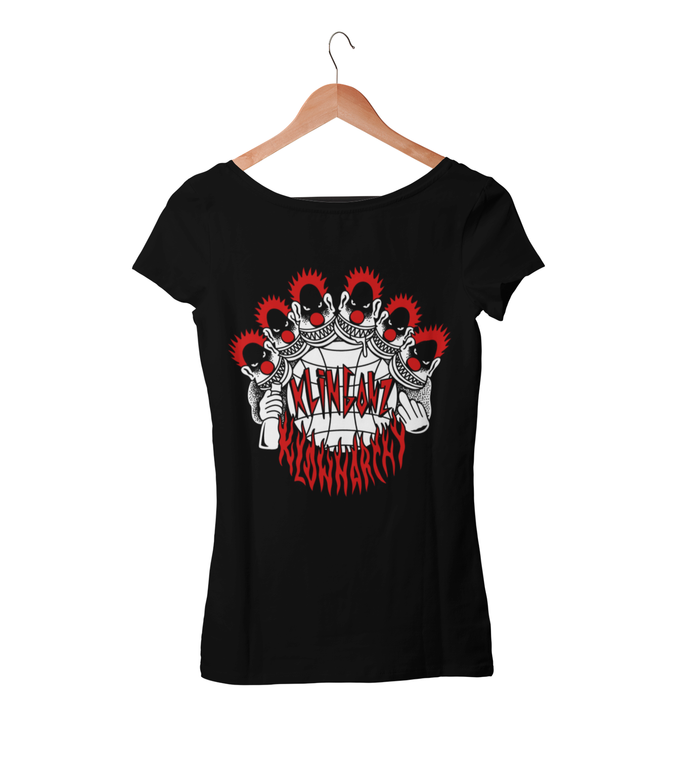 KLINGONZ &quot;Klownarchy&quot; tshirt for WOMEN