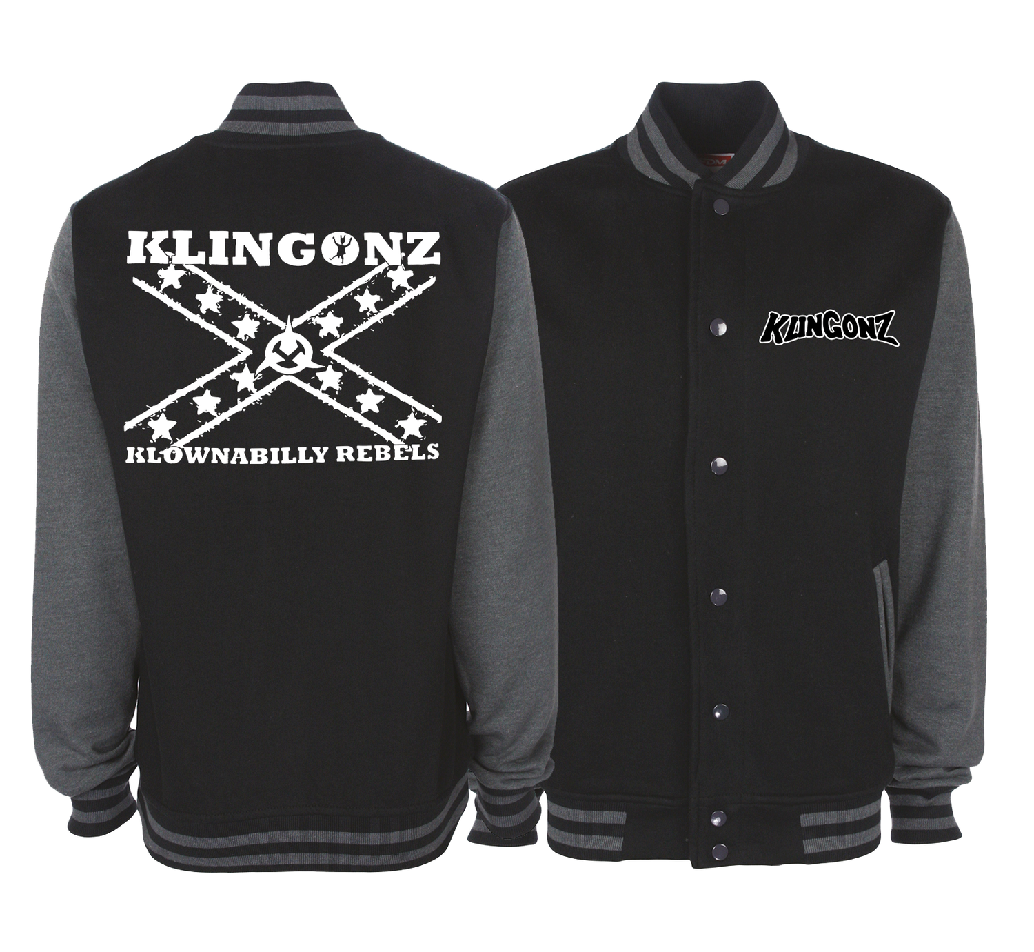 KLINGONZ &quot;Klownabilly Rebels&quot; VARSITY JACKET UNISEX