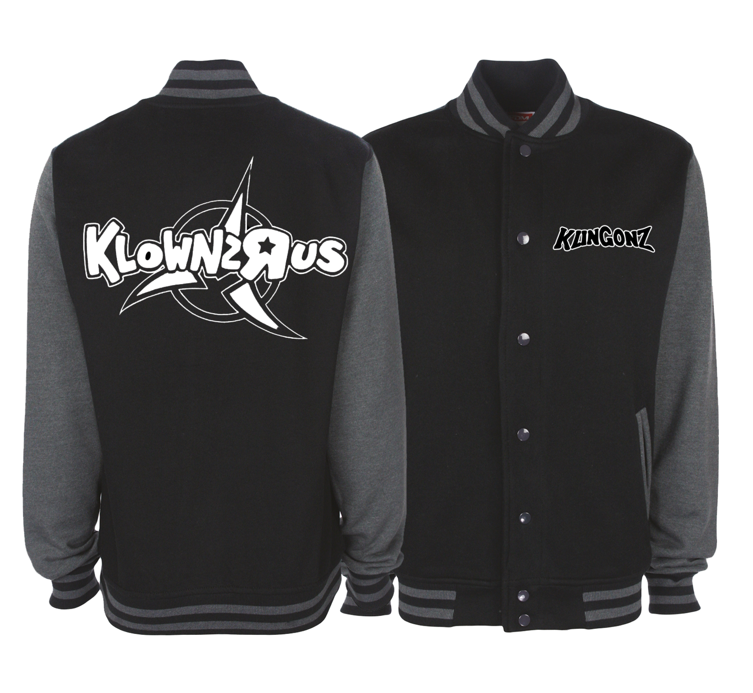 KLINGONZ &quot;Klownzrus&quot; VARSITY JACKET UNISEX