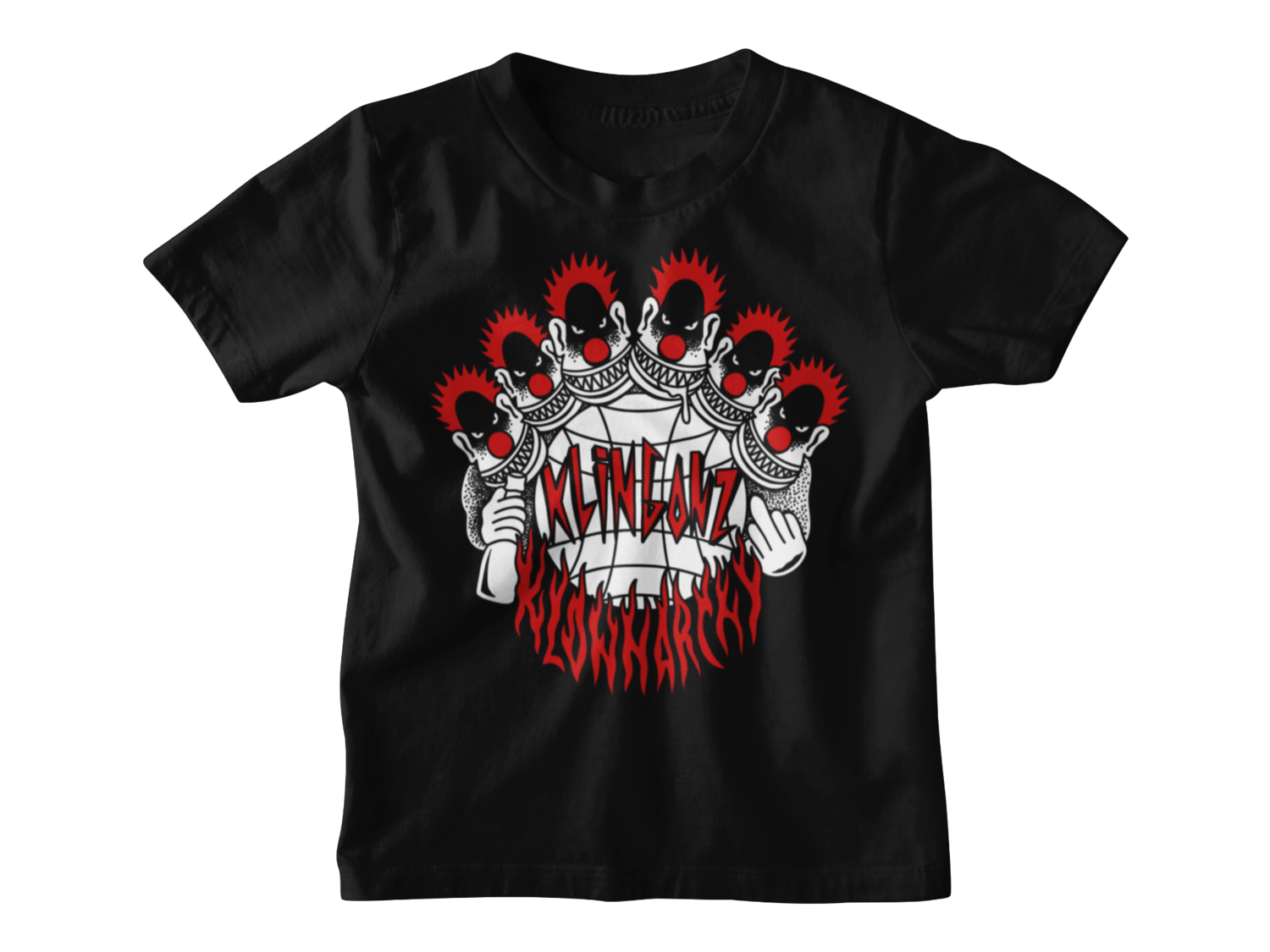 KLINGONZ &quot;Klownarchy&quot; T-SHIRT KIDS, Size: 3/4 years