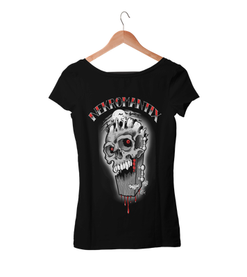 NEKROMANTIX &quot;Coffin Skull&quot; tshirt for WOMEN