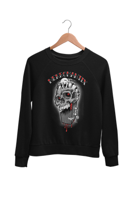 NEKROMANTIX &quot;Coffin skull&quot; SWEATSHIRT