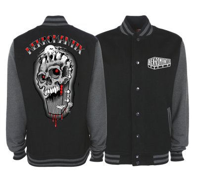 NEKROMANTIX &quot;Coffin Skull&quot; VARSITY JACKET UNISEX