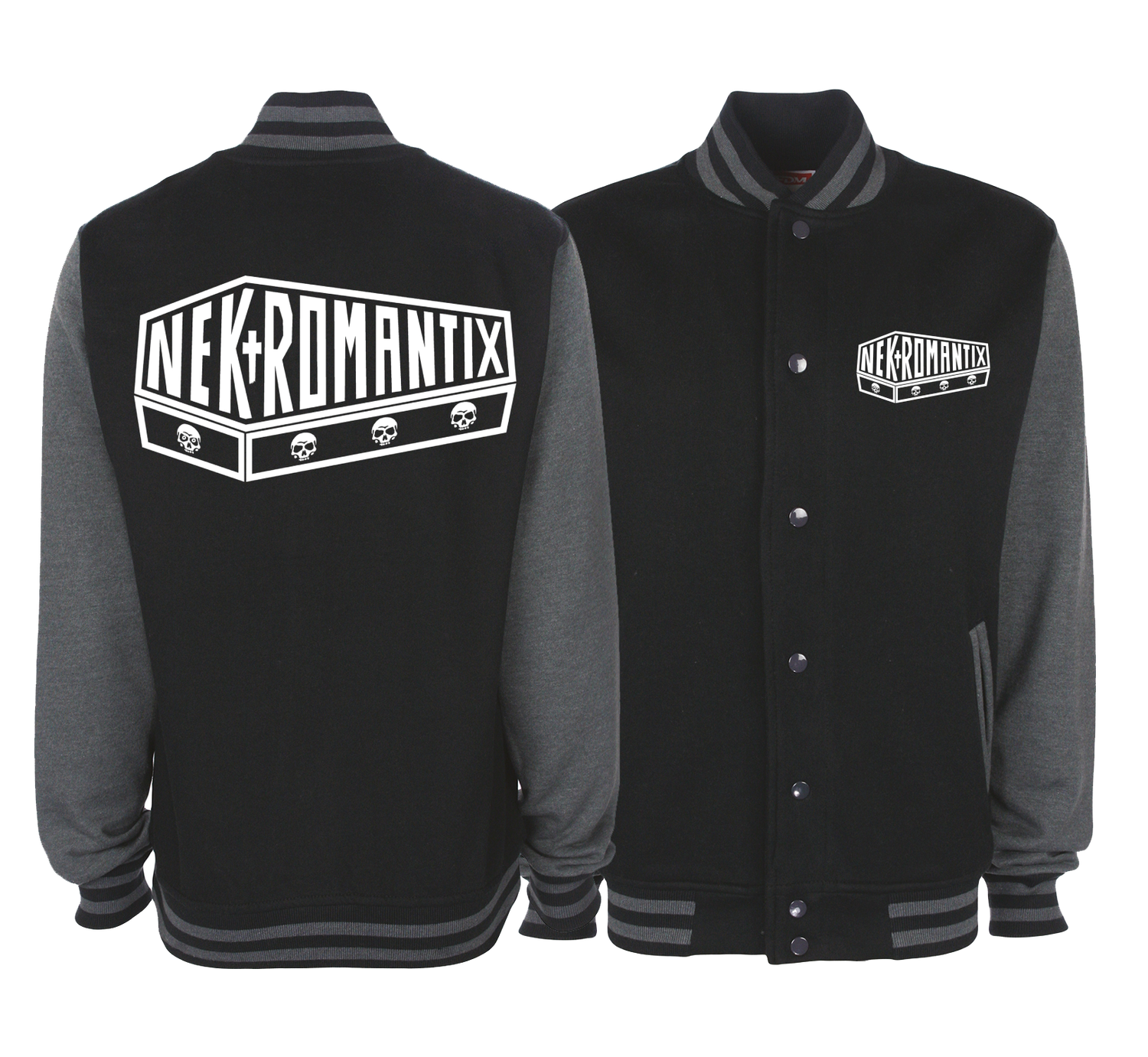 NEKROMANTIX &quot;Nekro logo&quot; VARSITY JACKET UNISEX