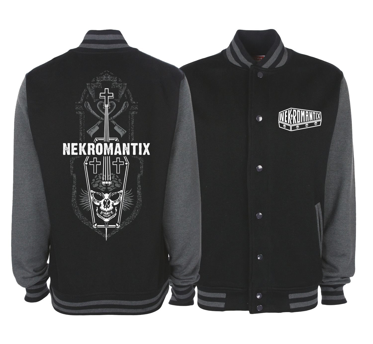 NEKROMANTIX &quot;Tombstone&quot; VARSITY JACKET UNISEX