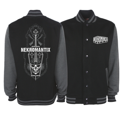 NEKROMANTIX &quot;Tombstone&quot; VARSITY JACKET UNISEX