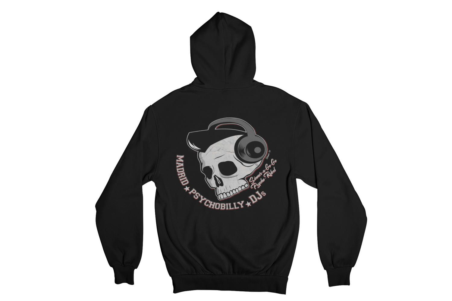 PSYCHO REBEL &amp; SINNER A GO-GO DJ &quot;2024 LOGO&quot; HOODIE ZIP for MEN