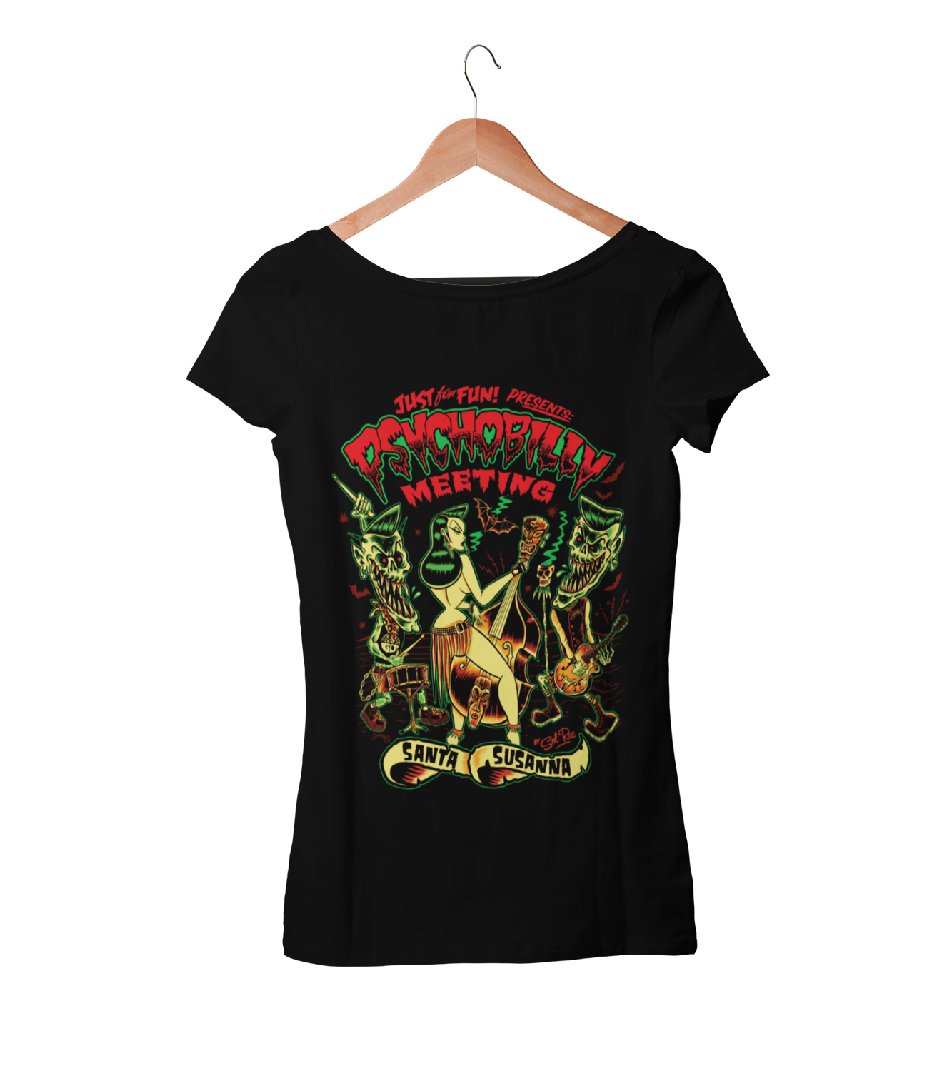 PSYCHOBILLY MEETING 2024 T-SHIRT WOMAN BY SOLRAC