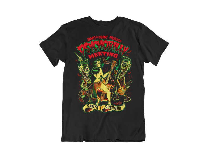PSYCHOBILLY MEETING 2024 T-SHIRT BY SOLRAC