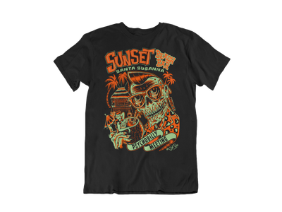SUNSET BEACH BAR 2024 T-SHIRT MAN BY SOLRAC