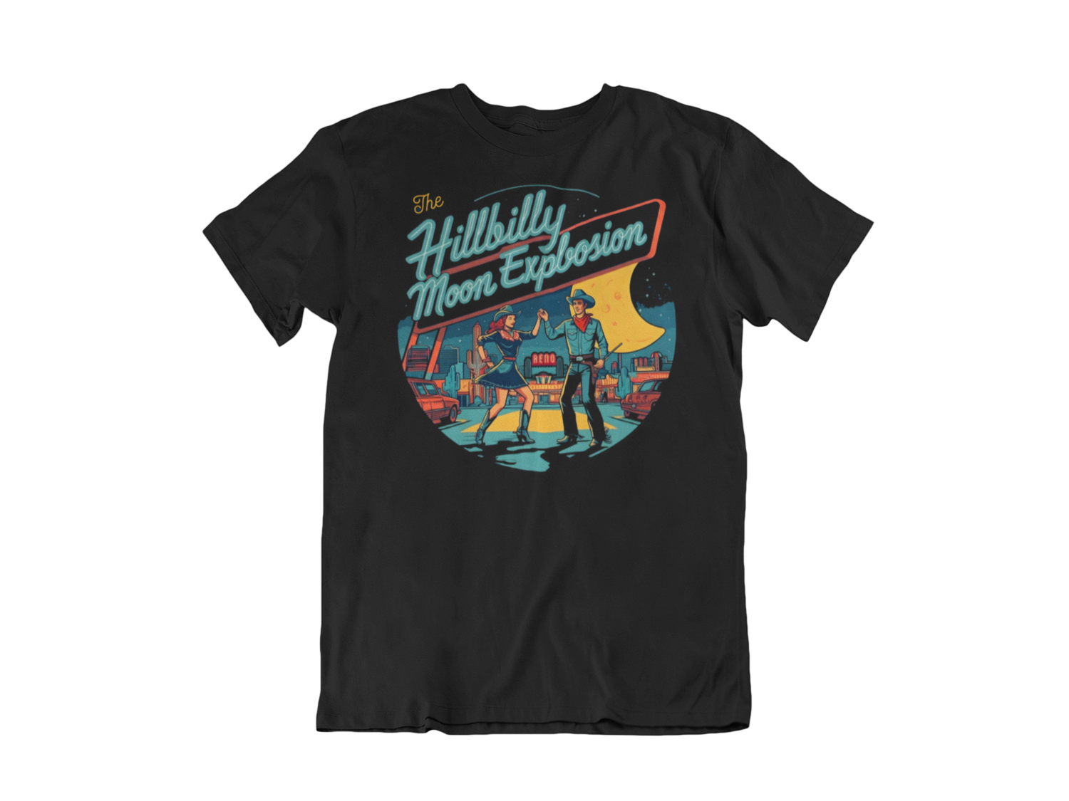 HILLBILLY MOON EXPLOSION &quot;Reno&quot; tshirt for MEN