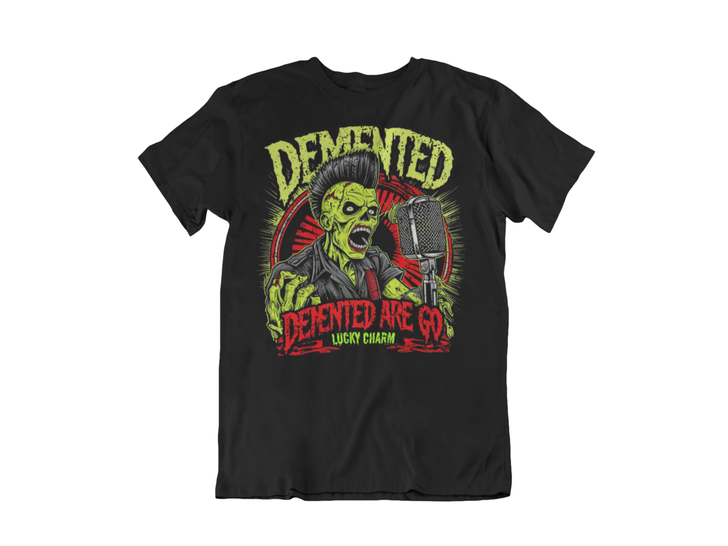 DEMENTED ARE GO &quot;Lucky Charm&quot; tshirt for MEN