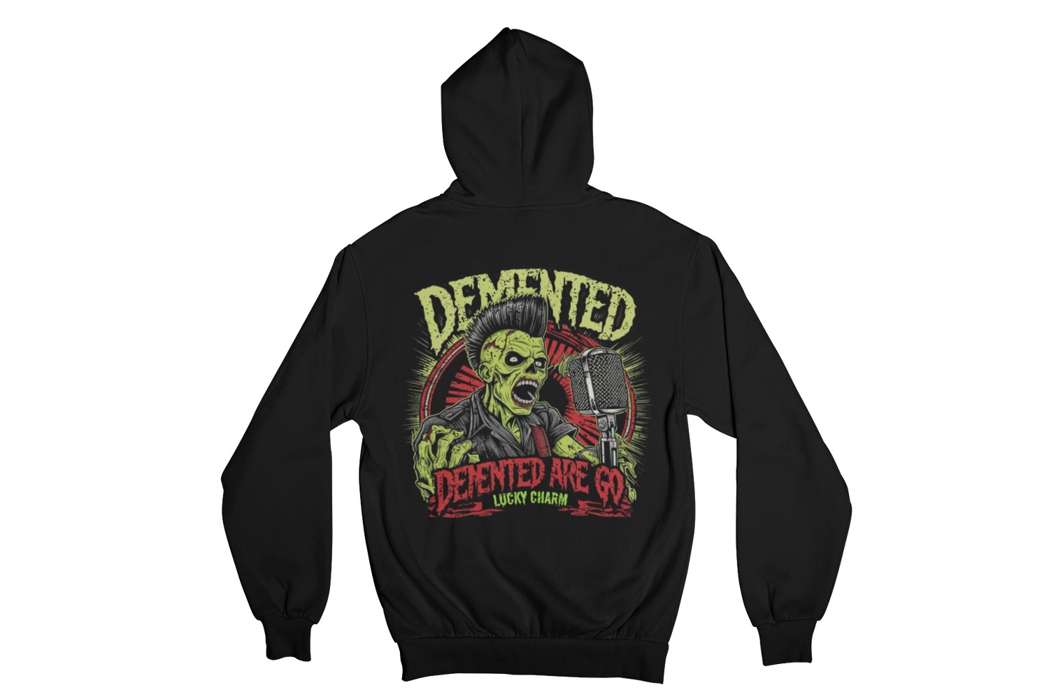DEMENTED ARE GO &quot;LUCKY CHARM&quot; HOODIE ZIP for WOMAN