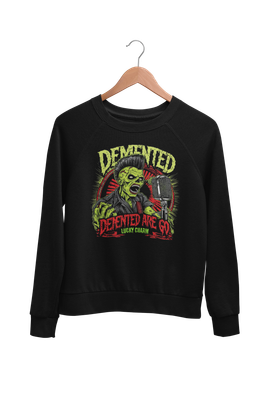 DEMENTED ARE GO &quot;Lucky charm&quot; SWEATSHIRT