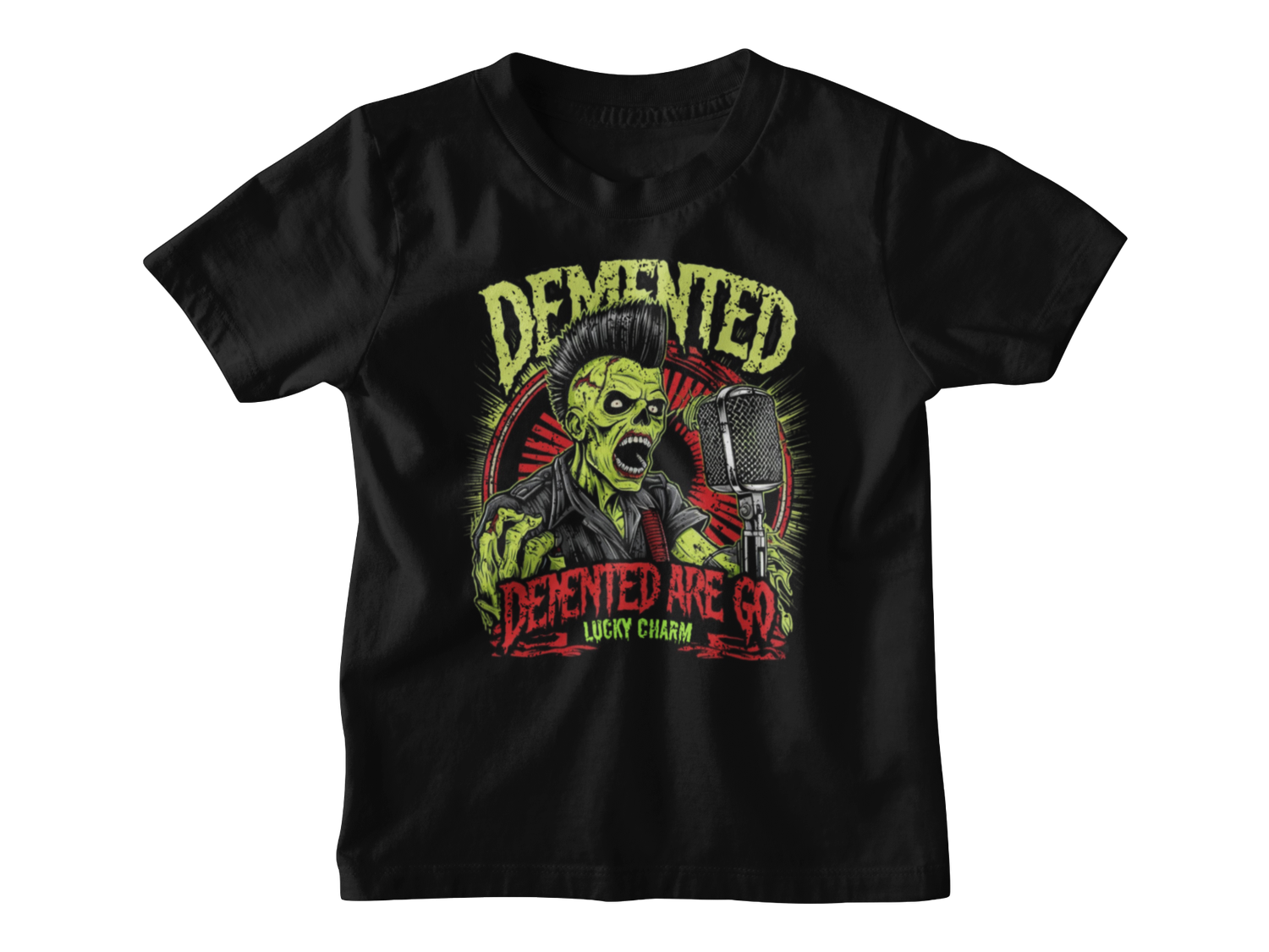 DEMENTED ARE GO &quot;Lucky charm&quot; T-SHIRT KIDS