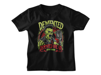 DEMENTED ARE GO &quot;Lucky charm&quot; T-SHIRT KIDS
