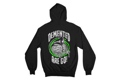 DEMENTED ARE GO &quot;DEMENTED BRAIN&quot; HOODIE ZIP for WOMAN
