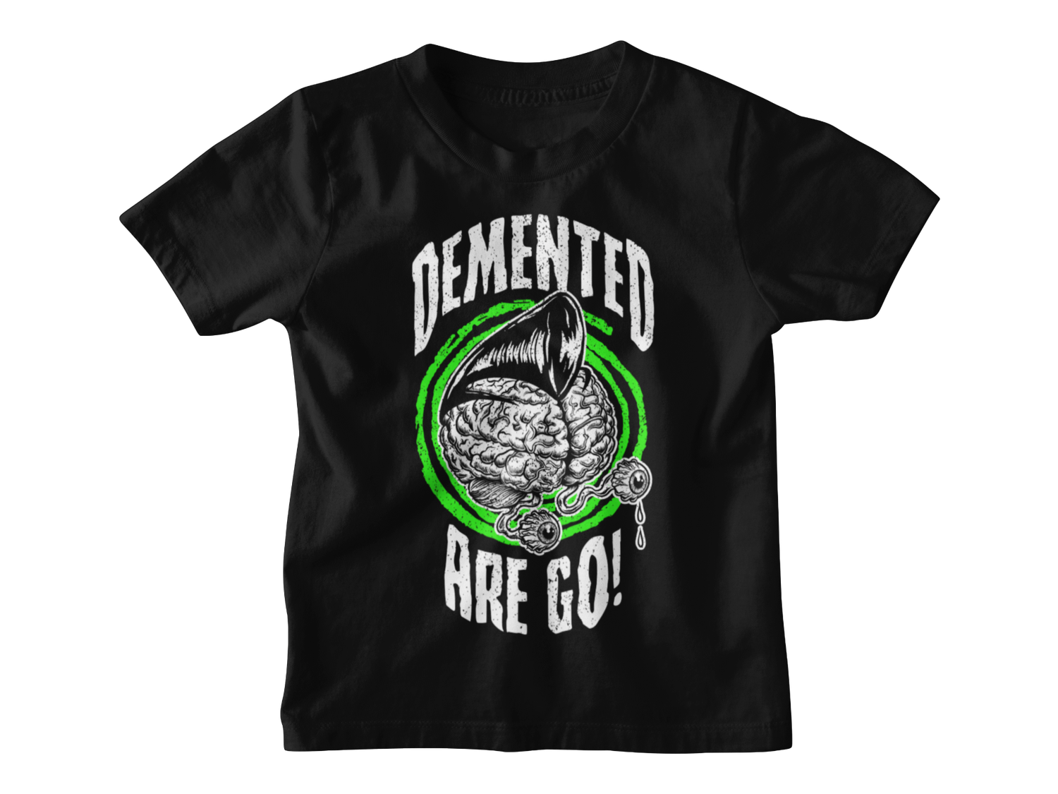DEMENTED ARE GO &quot;Demented brain&quot; T-SHIRT KIDS