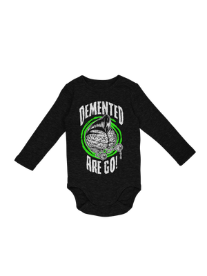DEMENTED ARE GO &quot;Demented brain&quot; BABY ONIESE