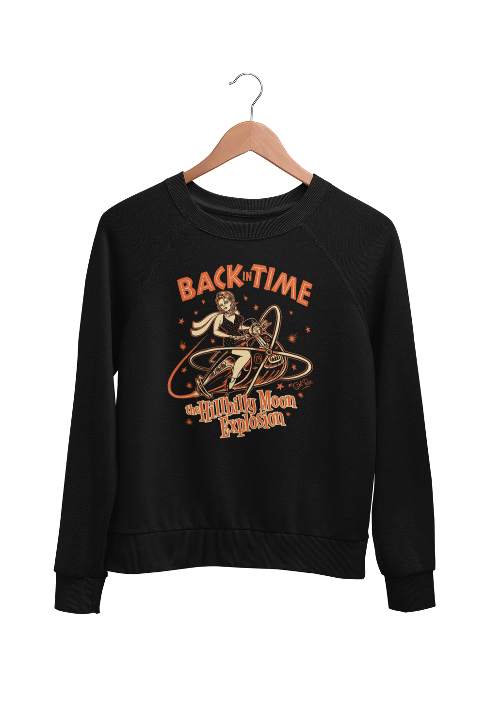 HILLBILLY MOON EXPLOSION &quot;Back in time&quot; SWEATSHIRT