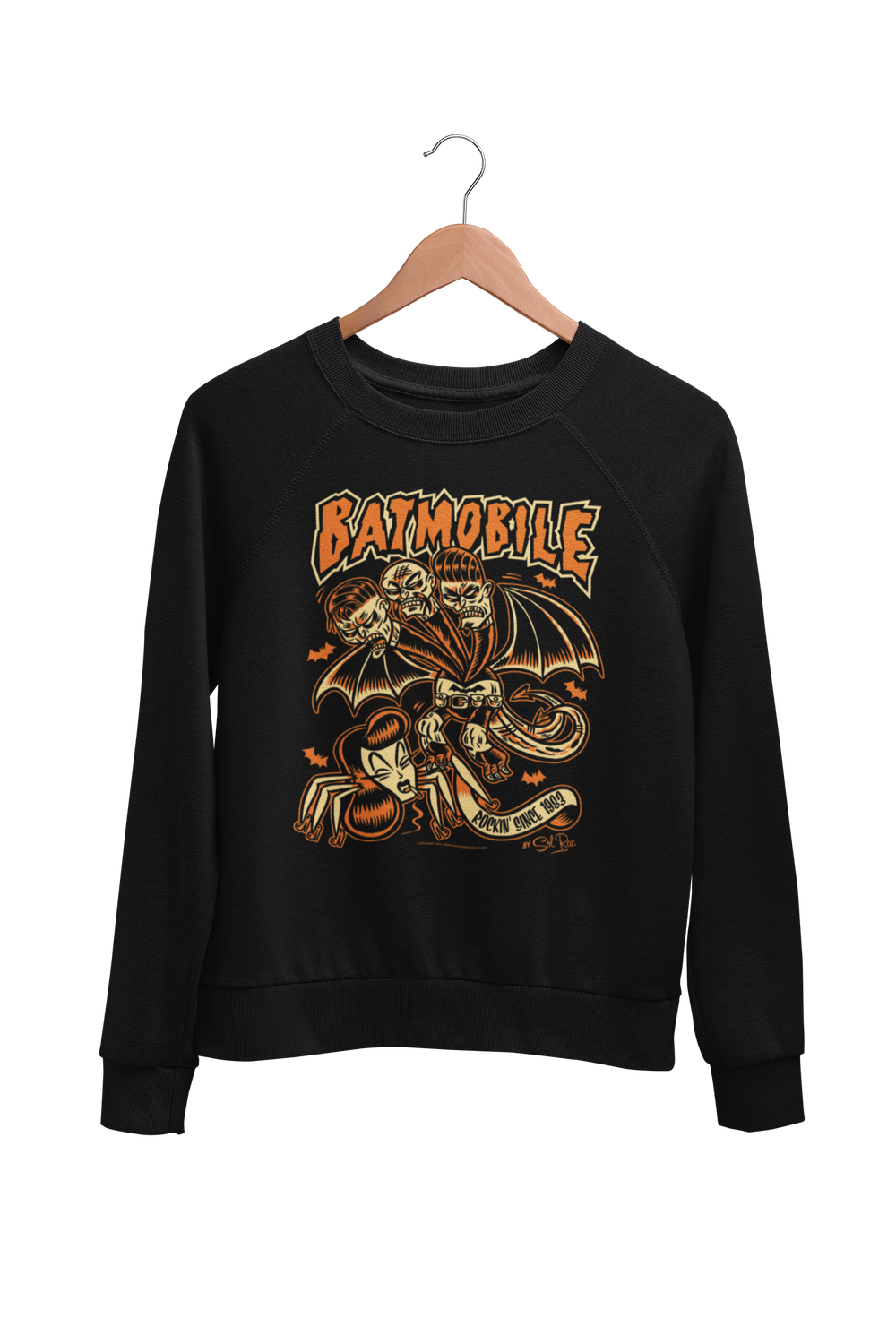 BATMOBILE SWEATSHIRT &quot;Calamitas Arachnus&quot; UNISEX