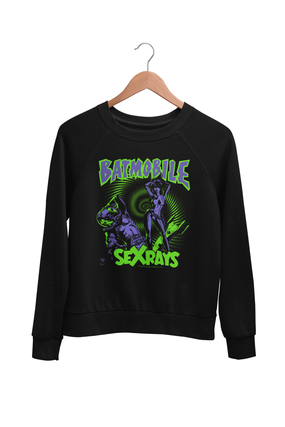 BATMOBILE SWEATSHIRT &quot;Sex-rays&quot; UNISEX