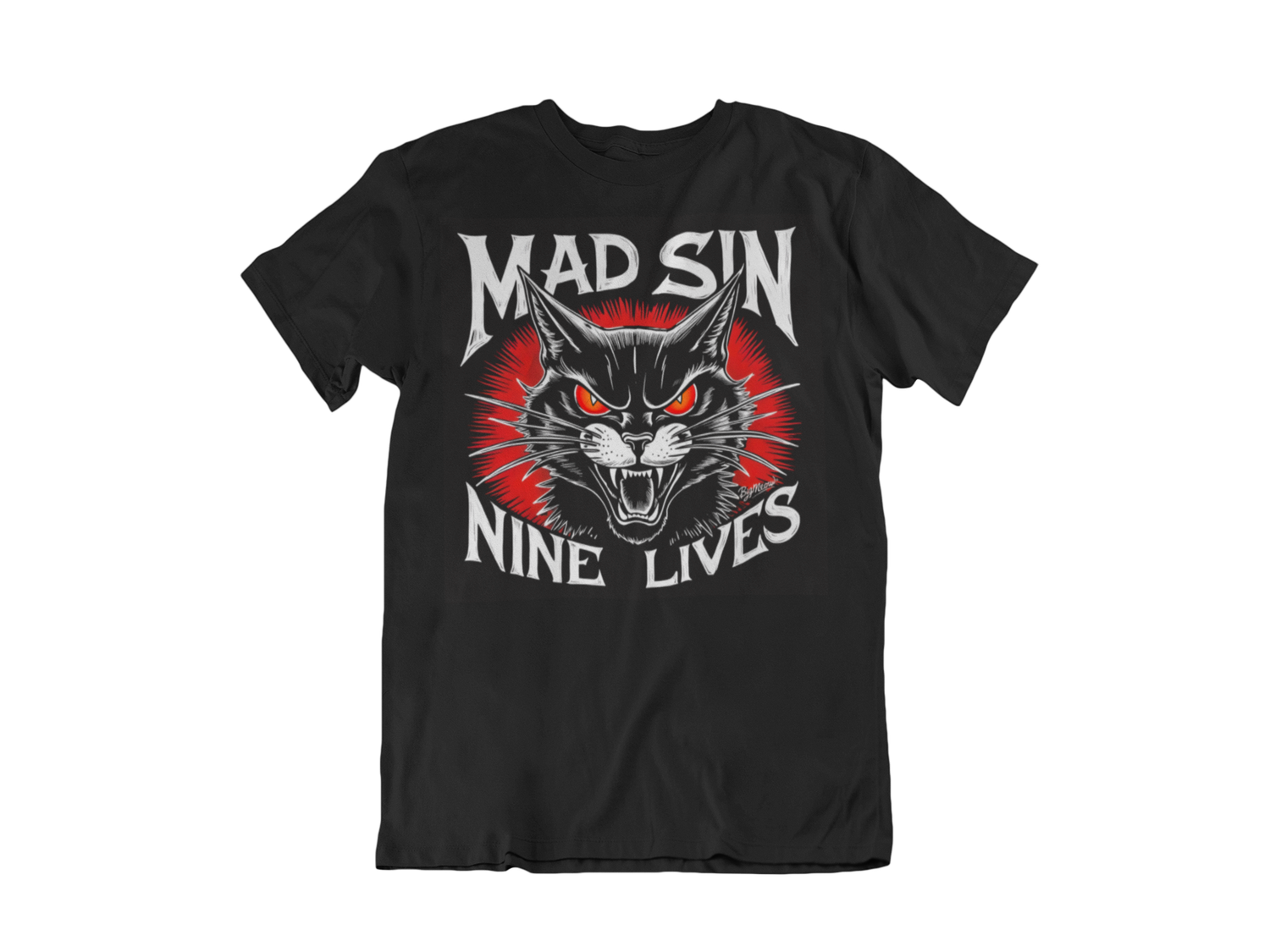 MAD SIN  T-SHIRT &quot;NINE LIVES&quot; MEN