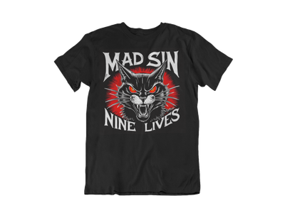 MAD SIN  T-SHIRT &quot;NINE LIVES&quot; MEN
