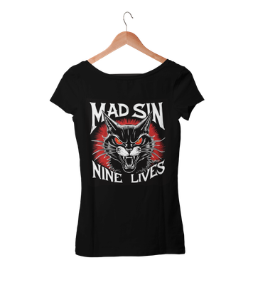 MAD SIN  T-SHIRT &quot;NINE LIVES&quot;  WOMEN