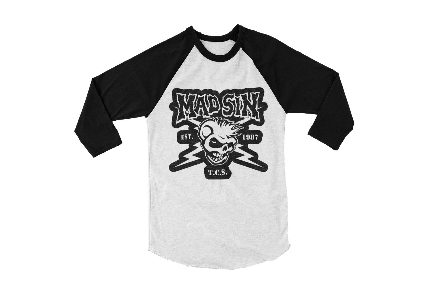 MAD SIN &quot;SKULLSTORM&quot; BASEBALL LONG SLEEVE