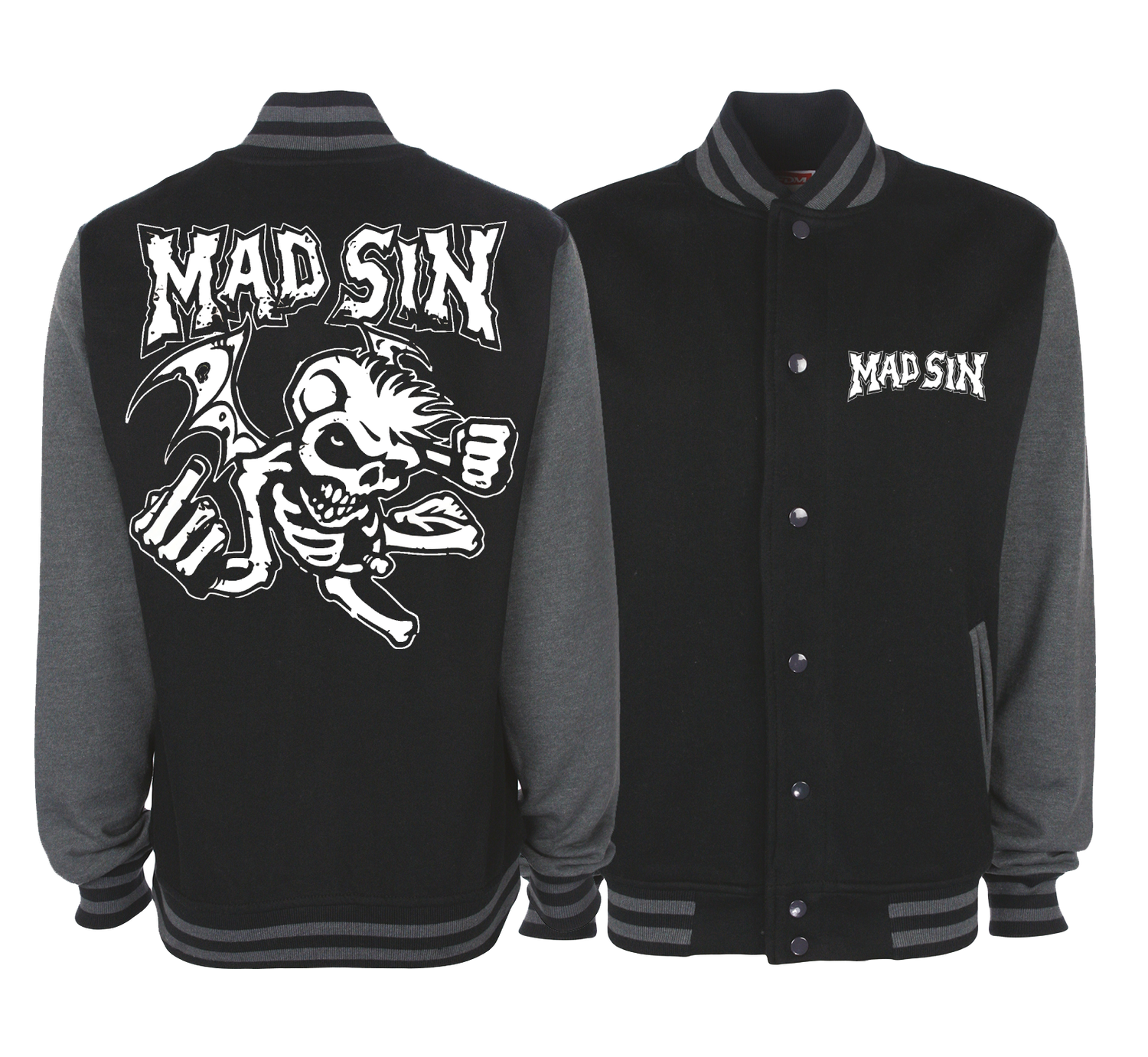 MAD SIN &quot;BROKEN ANGEL&quot; VARSITY JACKET UNISEX  by SOL RAC