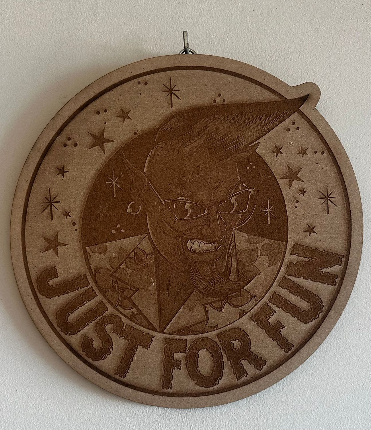 Just for fun – Laser Engraved Wooden Wall Art