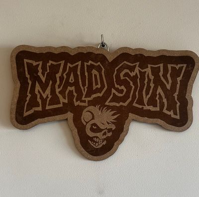 Mad Sin – Laser Engraved Wooden Wall Art