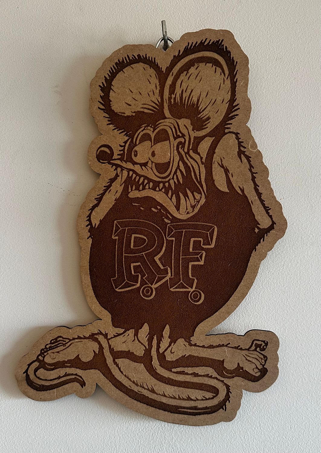 Rat Fink – Laser Engraved Wooden Wall Art
