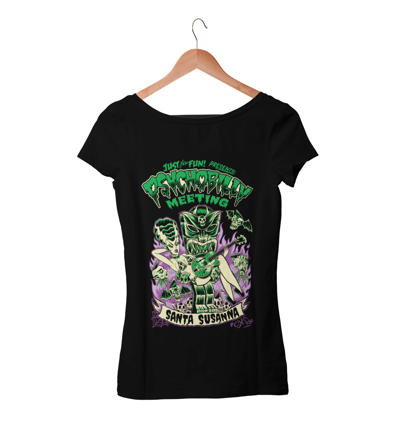 PSYCHOBILLY MEETING 2025 T-SHIRT WOMAN BY SOLRAC