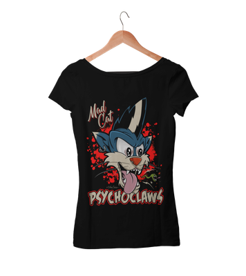 PSYCHO CLAWS T-SHIRT WOMAN by NANO BARBERO