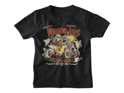 TIJUANA TAXI T-SHIRT KIDS BY Ger &quot;Dutch Courage&quot; Peters