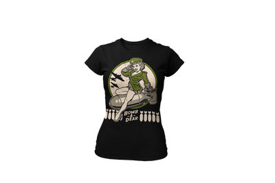 BOMB A DEAR T-SHIRT WOMAN by Ger &quot;Dutch Courage&quot; Peters artwork